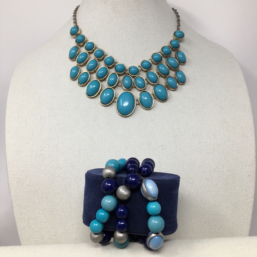 Cadet Blue Necklace combo